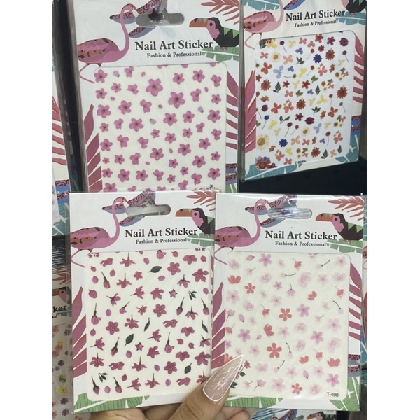 Sticker trang trí hoạ tiết hoa  ( ib shop chọn mẫu)