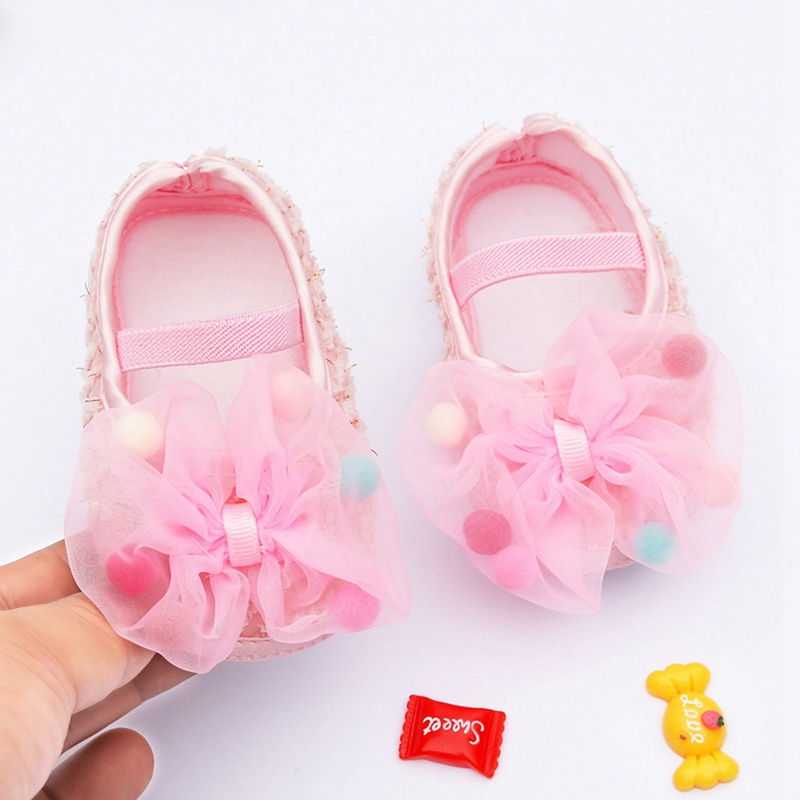 Giày đế mềm phong cách công chúa đáng yêu dành cho bé gái
