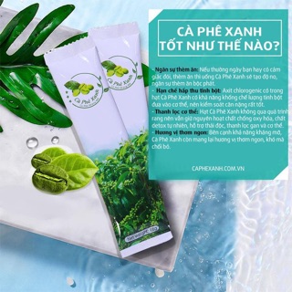 Cà phê xanh - kháng mỡ giảm cân