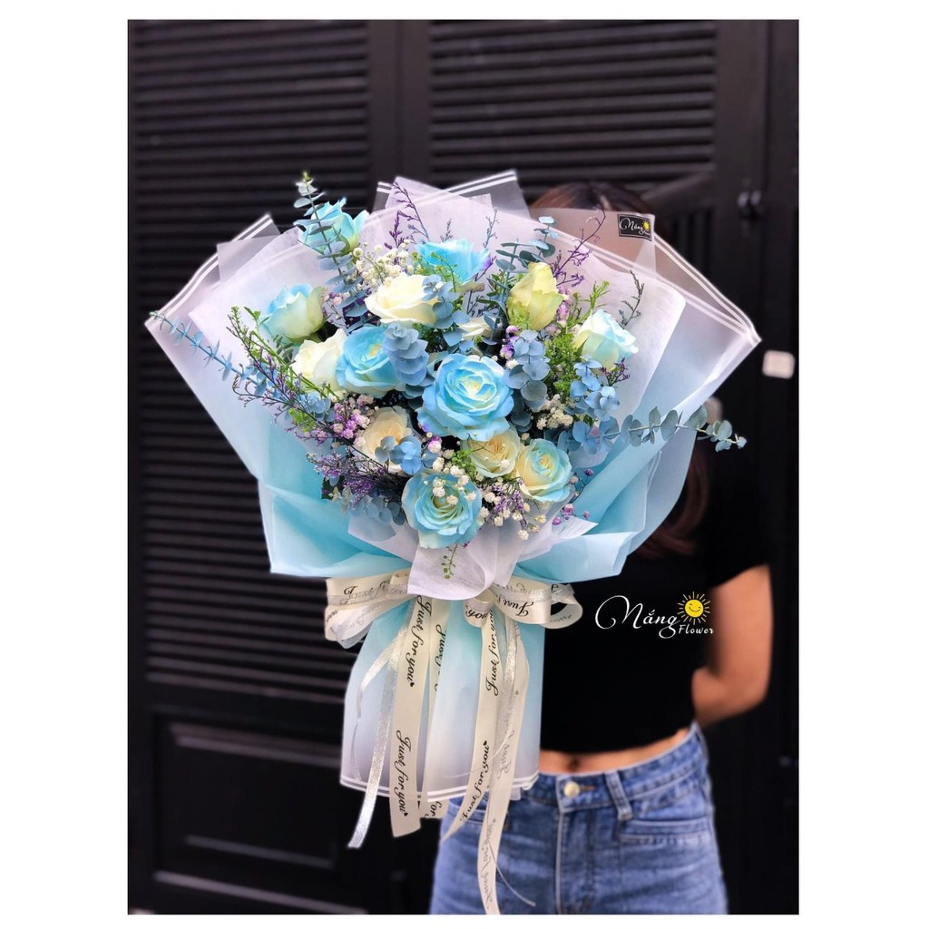 Giấy gói hoa một mặt viền loang trắng 1 tập 20 tờ