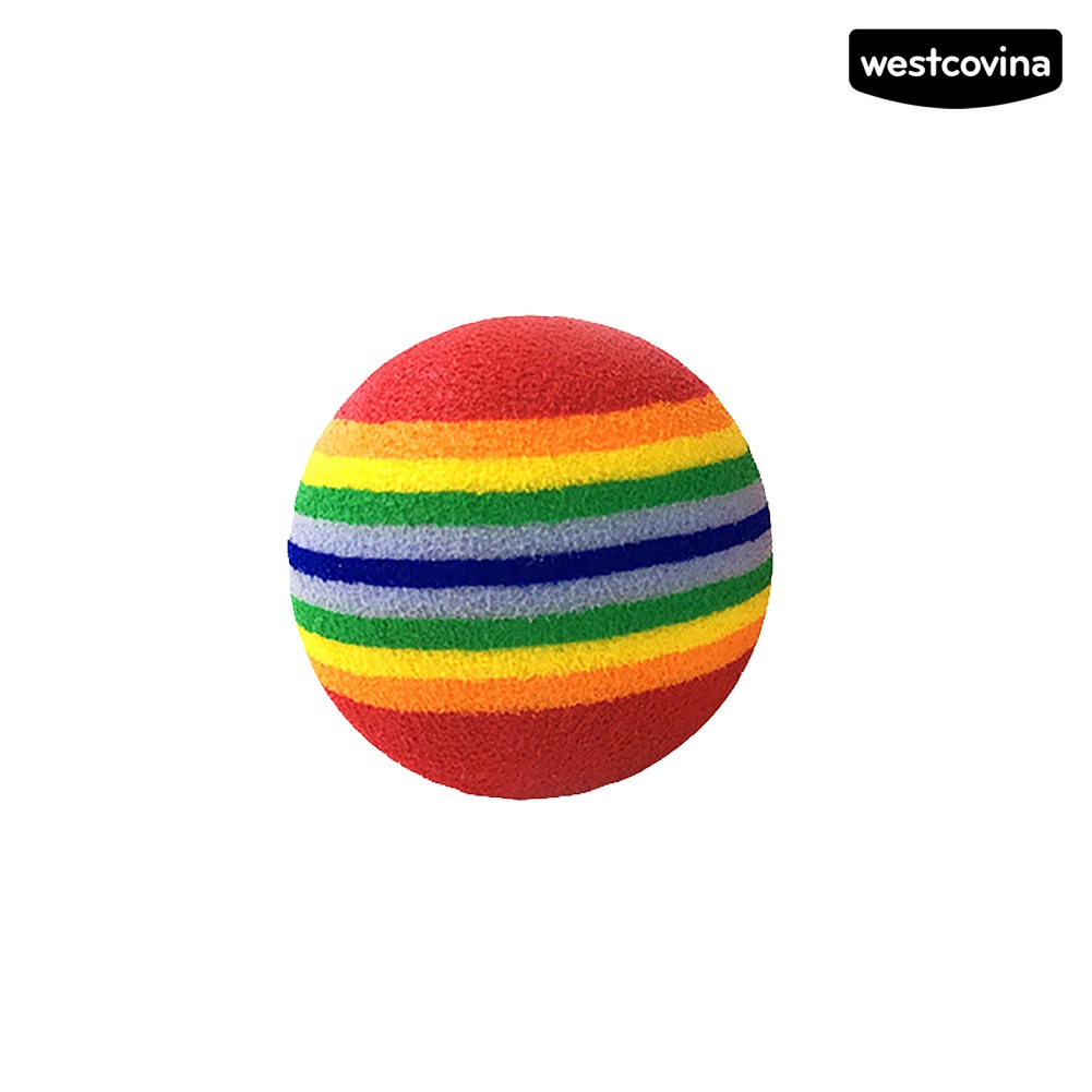 Đồ Chơi Bóng Gặm Hình Cầu Vồng Vui Nhộn Cho Thú Cưng