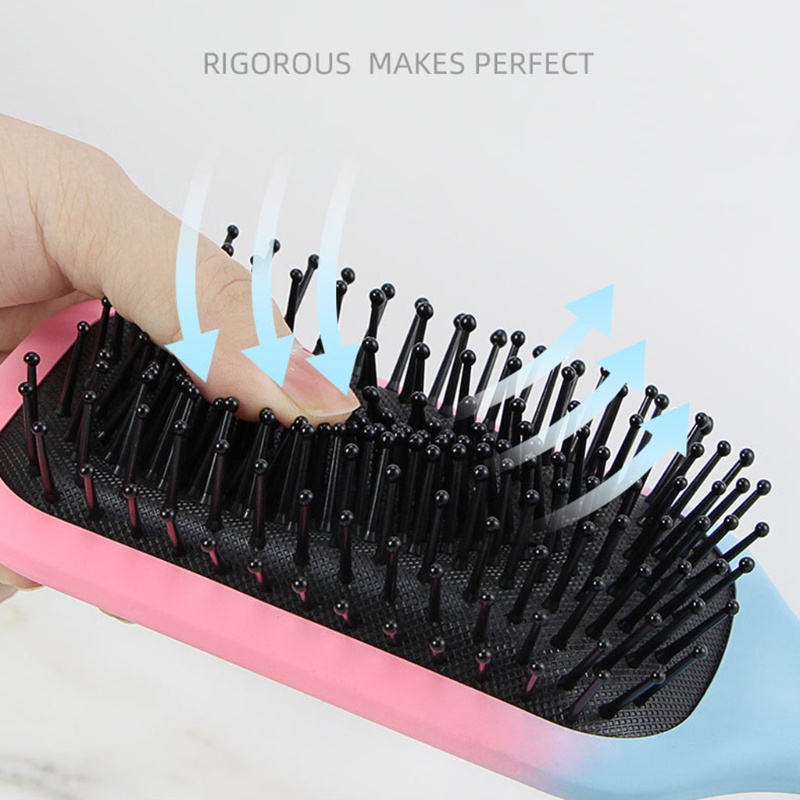 Set 4 Lược Chải Tóc Mát Xa Da Đầu Chống Tĩnh Điện