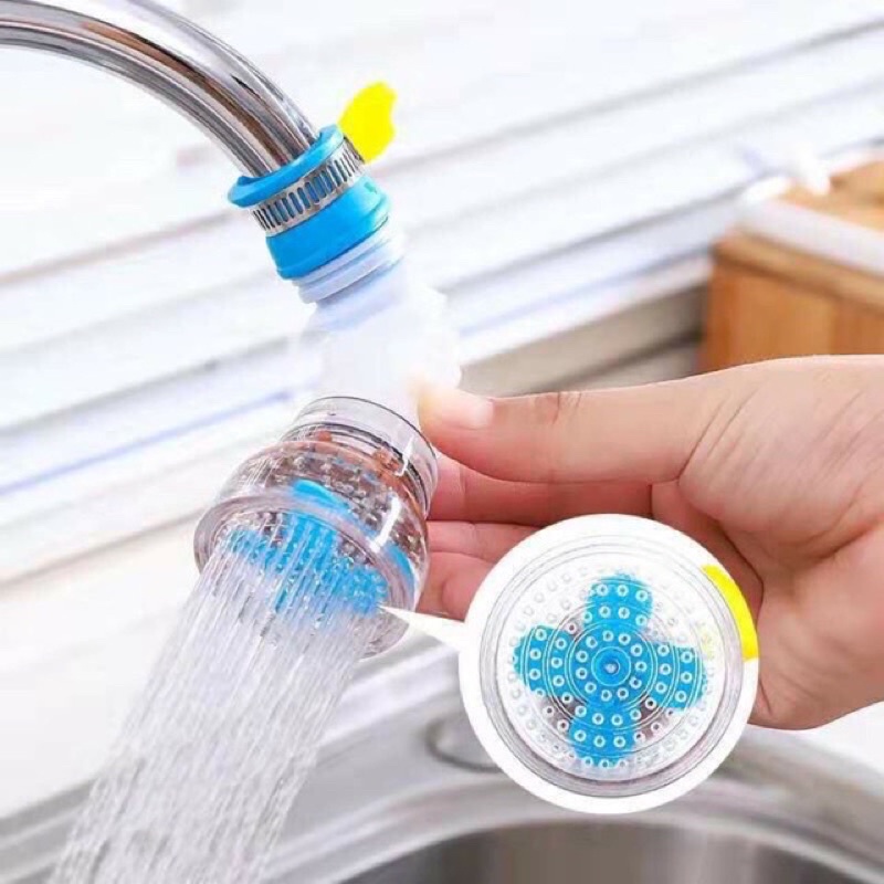 Đầu vòi nước tăng áp - bộ đầu lọc nước tăng áp từ vòi xoay 360 độ