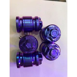 Cóc chụp giò đạp titanium GR5 cho dòng xe honda