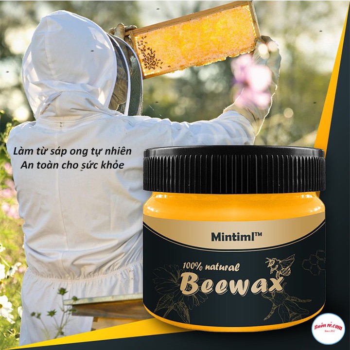 [RẺ VÔ ĐỊCH] Sáp ong Beewax - Sáp Tự Nhiên Làm Bóng Bàn Ghế Gỗ - Tủ Gỗ - Sàn Gỗ Đa Năng