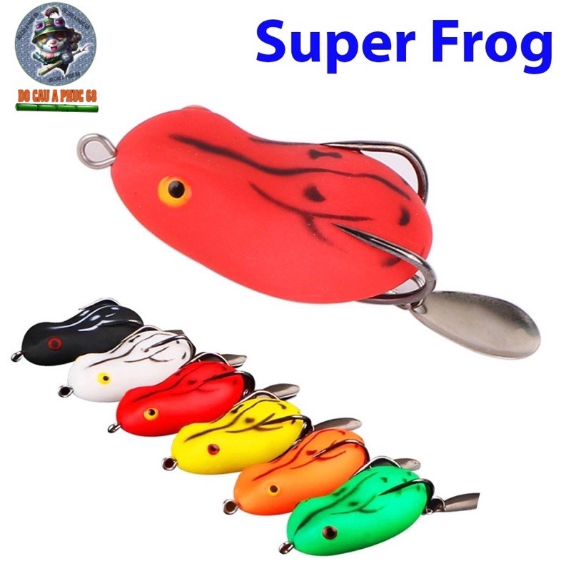  Mồi giả nhái hơi Frog Toon, mồi câu cá