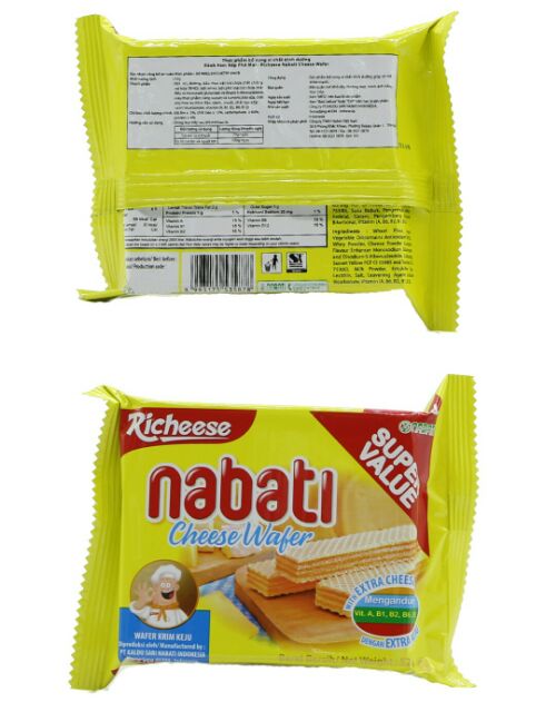 Bánh xốp Nabati Kem Phô Mai hộp 52g