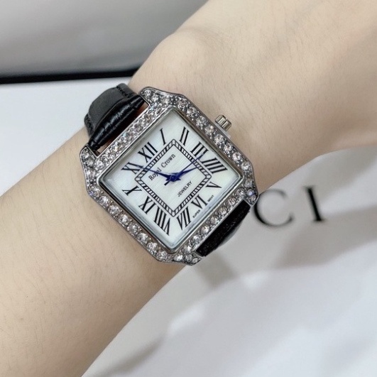 Đồng hồ royal crow nữ lên tay xinh xẻo lắm các chị iu