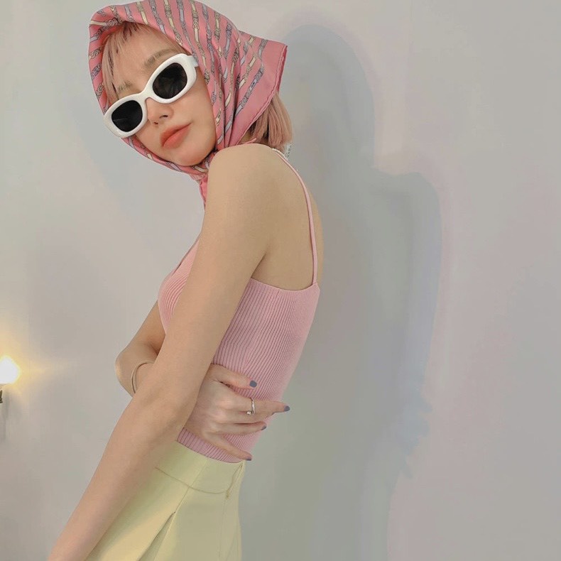 (Có Sẵn - QC) Kính Râm Mắt Mèo Vuồn Nhỏ Trendy Thích Hợp Đi Biển - Hàng Cao Cấp