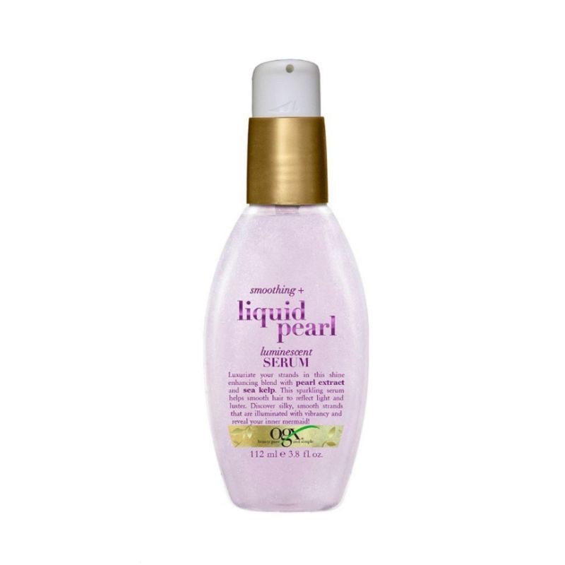 Tinh chất dưỡng tóc lấp lánh OGX Liquid Pearl Luminescent Sẻum 112