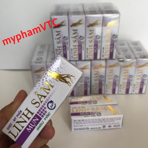 SERUM MỤN CẤP TỐC 24H LINH SÂM - chấm mụn