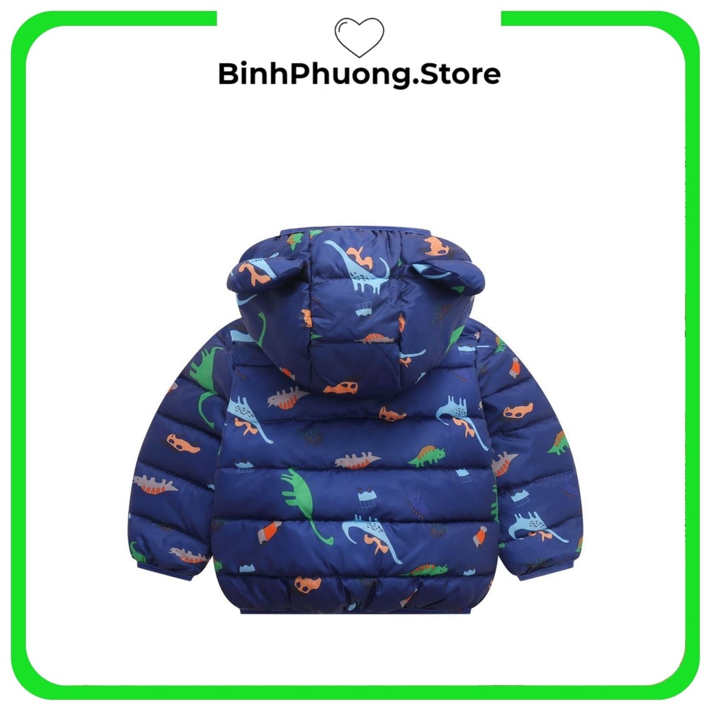 Áo Khoác Phao Cho Bé Trai Bé Gái Hàn Quốc 6 tháng 1 2 3 tuổi BinhPhuong.Store