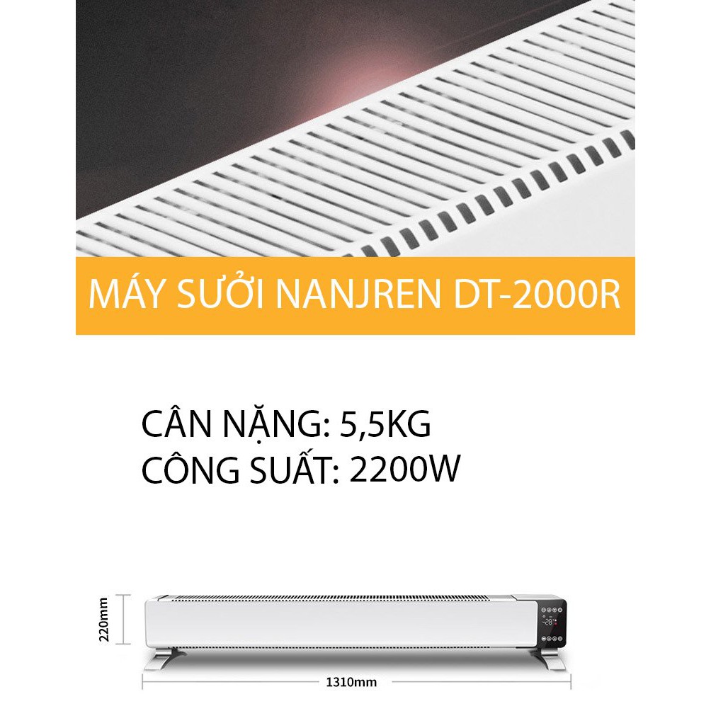 Máy sưởi đối lưu Kaason - Công suất 2000W ( Bảo Hành 12 tháng )