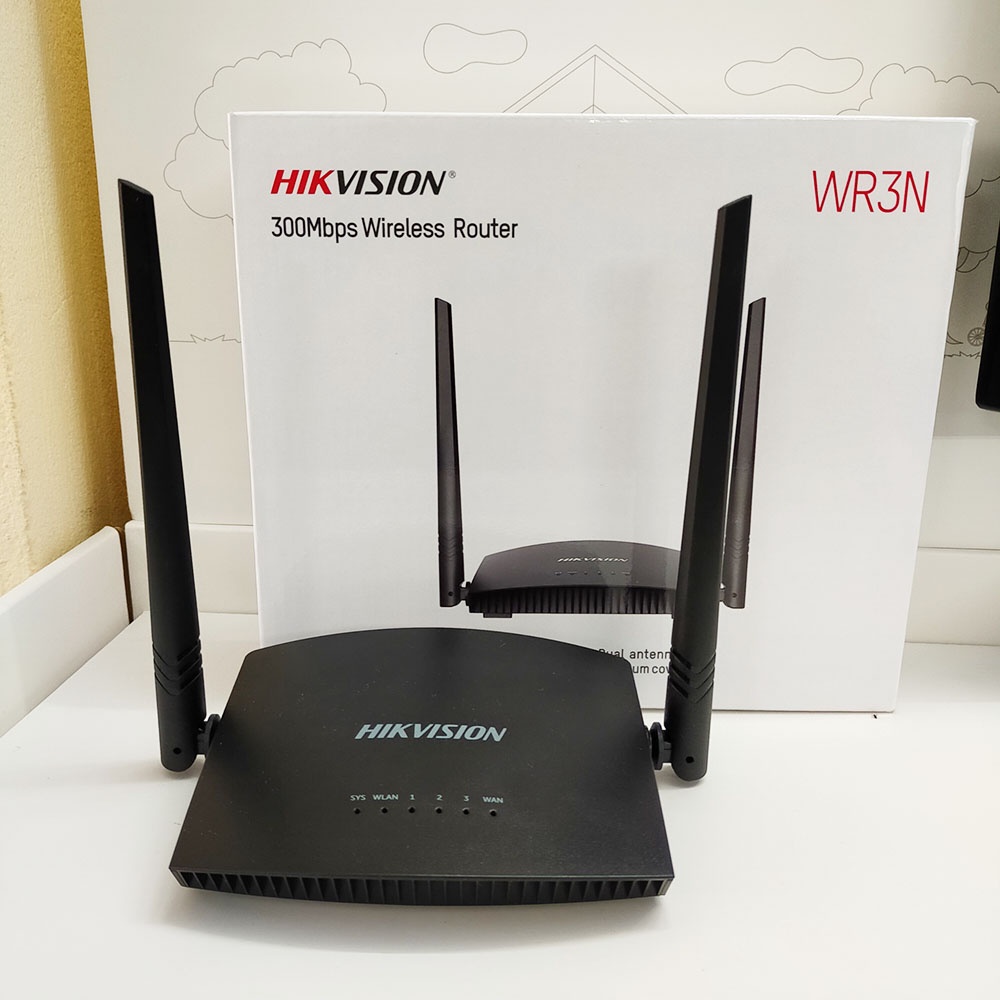 Bộ phát Wifi HIKVISION DS- 3WR3N Tốc độ 300Mbps , Điều khiển từ xa , Sóng Khỏe - Bảo Hành 24 Tháng