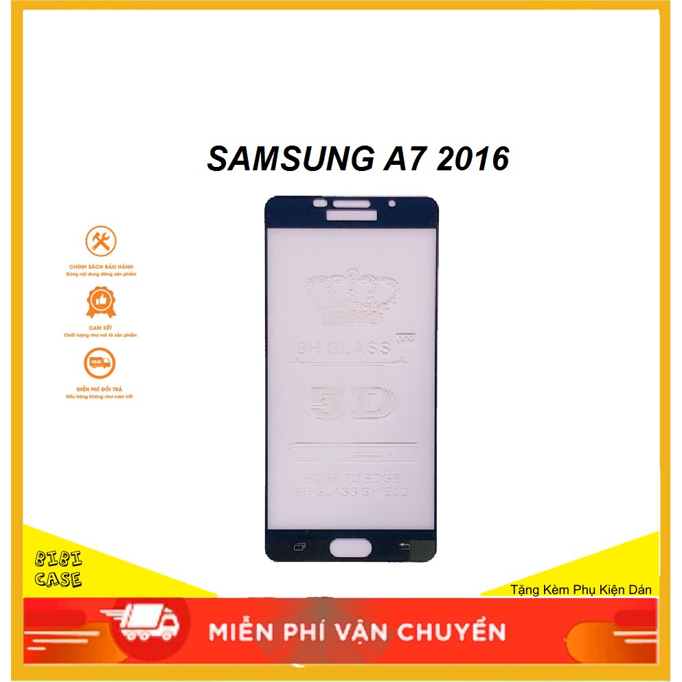 Cường lực full màn Samsung A710 (A7 2016) không chấm liti