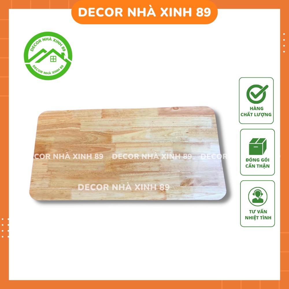 Mặt bàn gỗ thịt, mặt bàn gỗ cao su đủ size - Decor Nhà Xinh