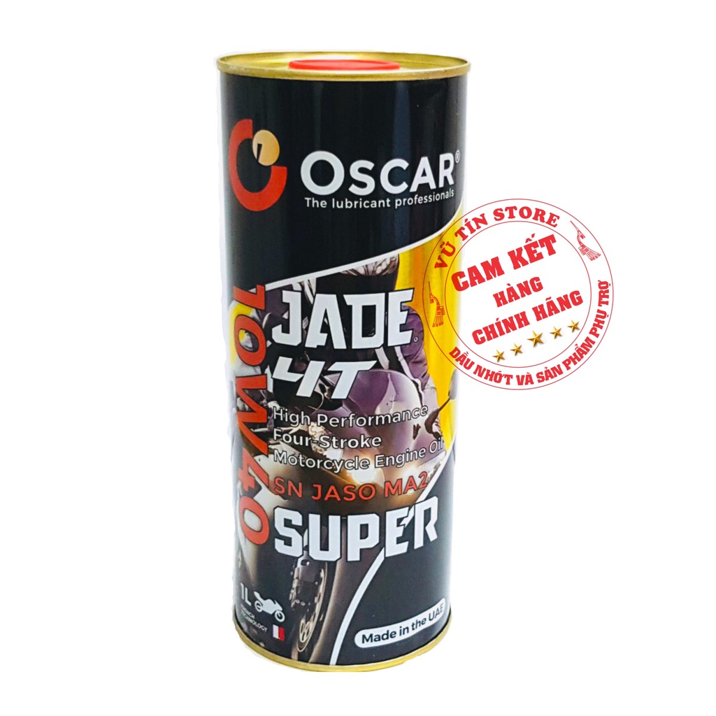 Dầu nhớt động cơ Oscar Jade 4T  Fully Synthetic 10W-40