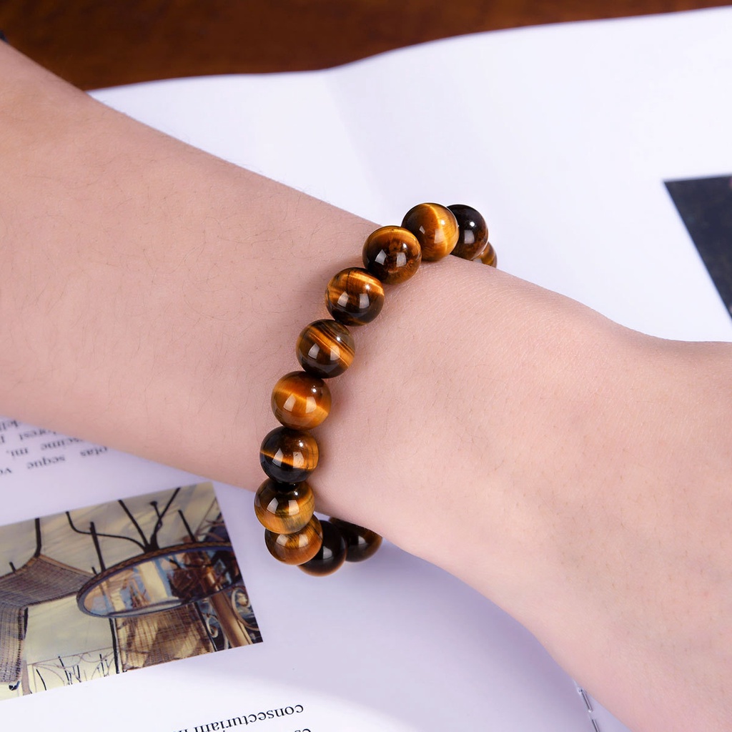 Vòng Tay Chuỗi Hạt Đá Núi Lửa 8mm Có Thể Điều Chỉnh