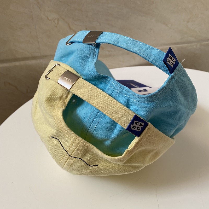 Mũ lưỡi trai cotton mềm thêu chữ phong cách thời trang Hàn Quốc cho nam nữ