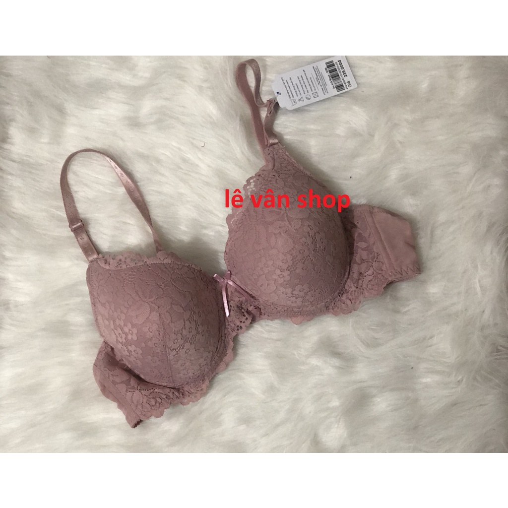 Áo ngực boya mút ép mỏng, không gọng, ren