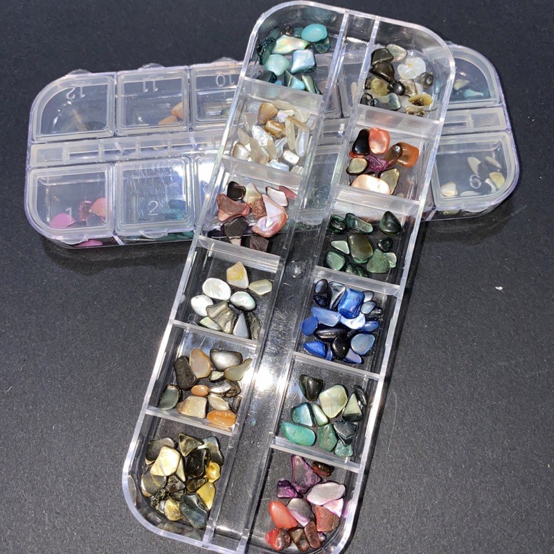 đá sỏi  trang trí móng tay