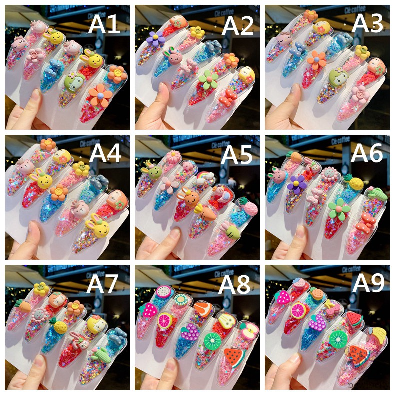 Kẹp Tóc Kiểu Hàn Quốc Thiết Kế Xinh Xắn Dành Cho Bé Gái