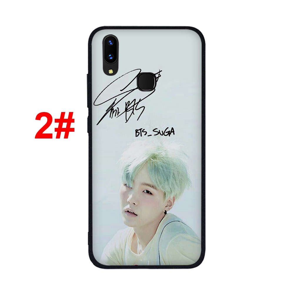 Ốp điện thoại mềm in hình Army BTS Suga cho Samsung A10 A10S A20 A20S A30 A30S A40 A40S A50 A50S A70 A70S 88F