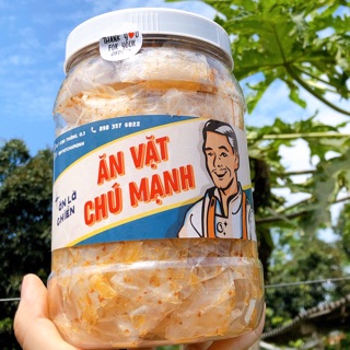 BÁNH TRÁNG TÔM KHÔ CHÁY TỎI BẾP CHÚ MẠNH