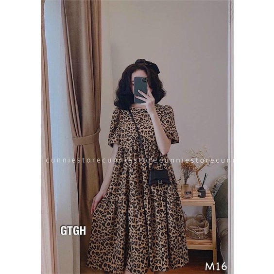 VÁY DA BEO BABYDOLL | DuongHuong Clothes