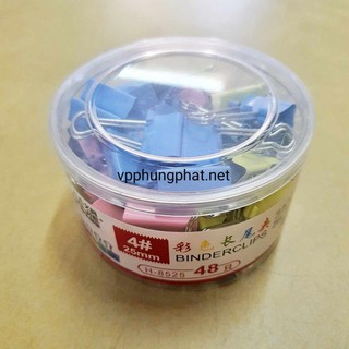 Hộp 48 kẹp bướm size 25 mm h8525