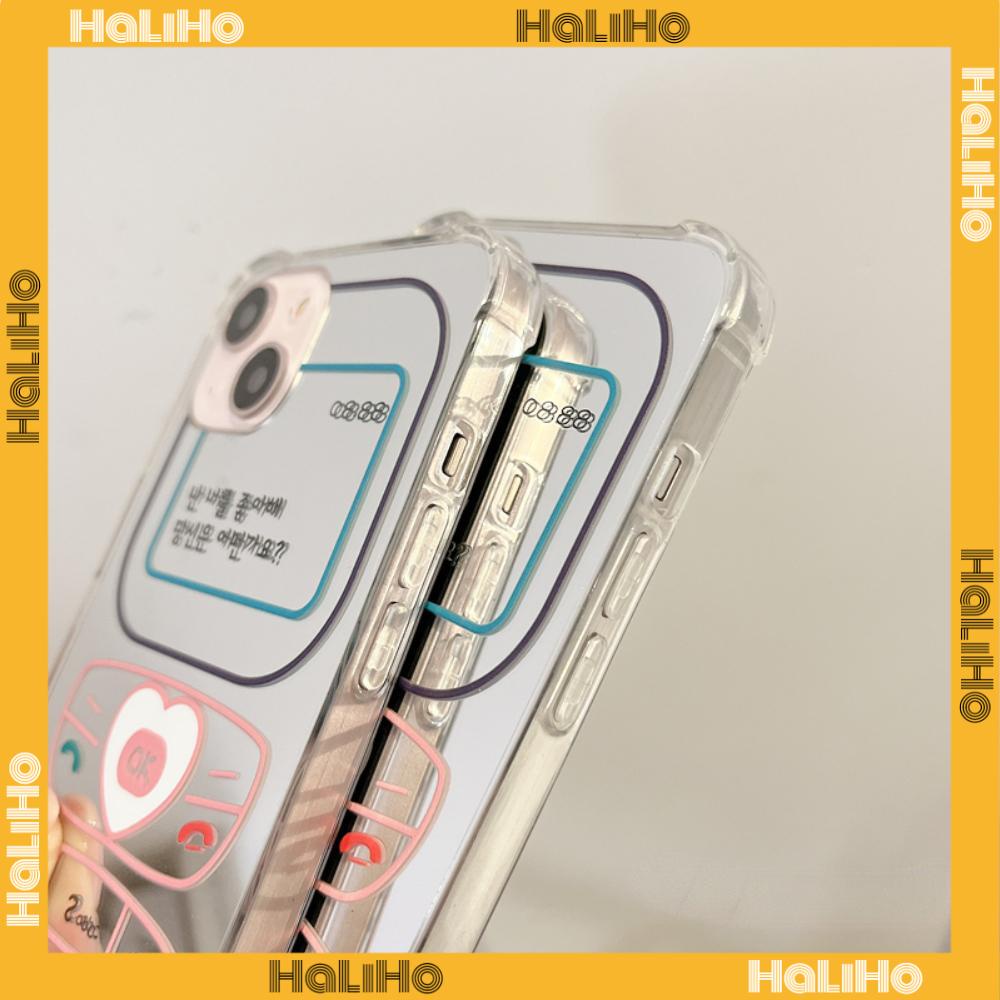 iPhone Case Acrylic Luxury Makeup Mirror Airbag Shockproof Protection Camera Retro Funny Cute Compatible For iPhone 11 iPhone 13 Pro Max iPhone 12 Pro Max iPhone 7 Plus iPhone xr