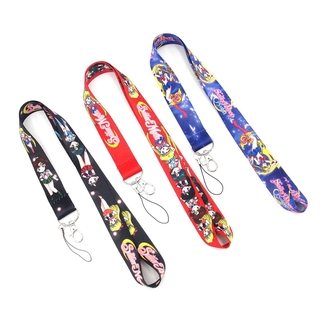 Dây đeo thẻ ID họa tiết thủy thủ mặt trăng sáng tạo