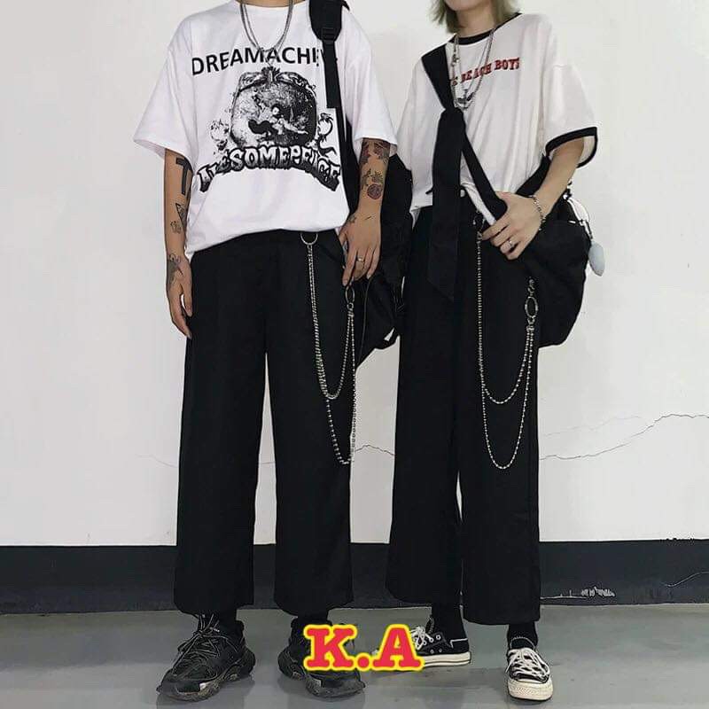 [Mã FASHIONT4WA2 giảm 10K đơn 50K] Quần ổng rộng chun xích chất kaki KAN0220 | BigBuy360 - bigbuy360.vn