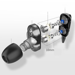 Tai nghe có dây cao cấp L7 có mic, dây siêu bền, khuyến mãi tặng hộp đựng + nút tai