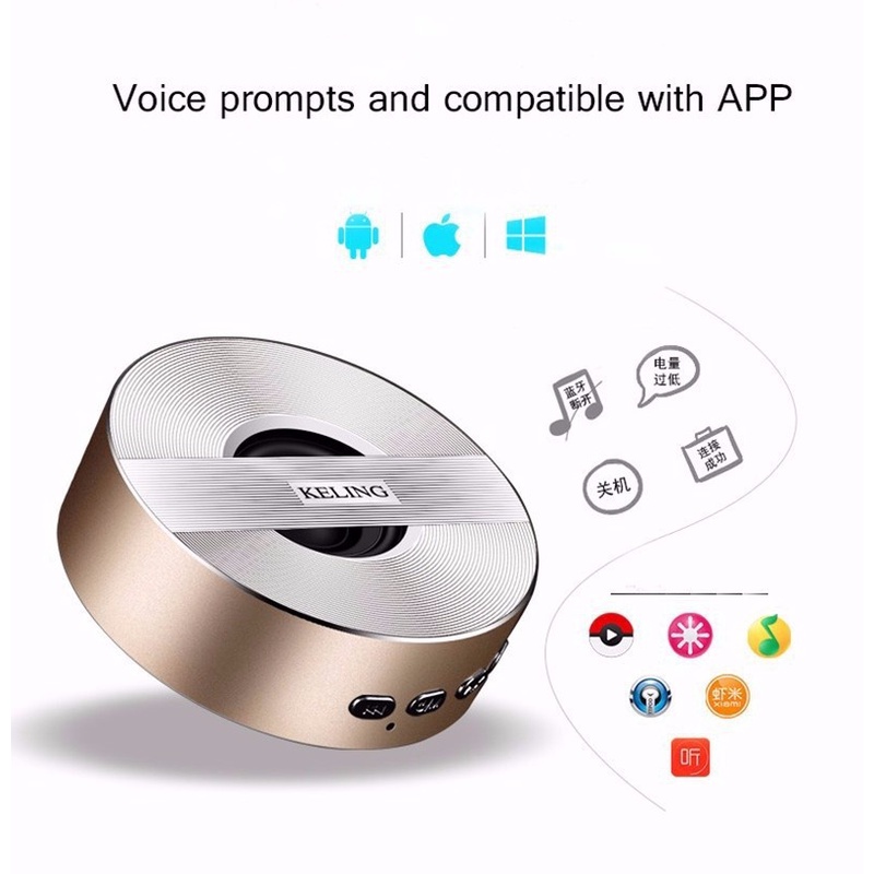 Loa thẻ nhớ usb,Loa Bluetooth Xiaomi,loa công suất lớn,Loa di động bluetooth Keling,Kenling A5