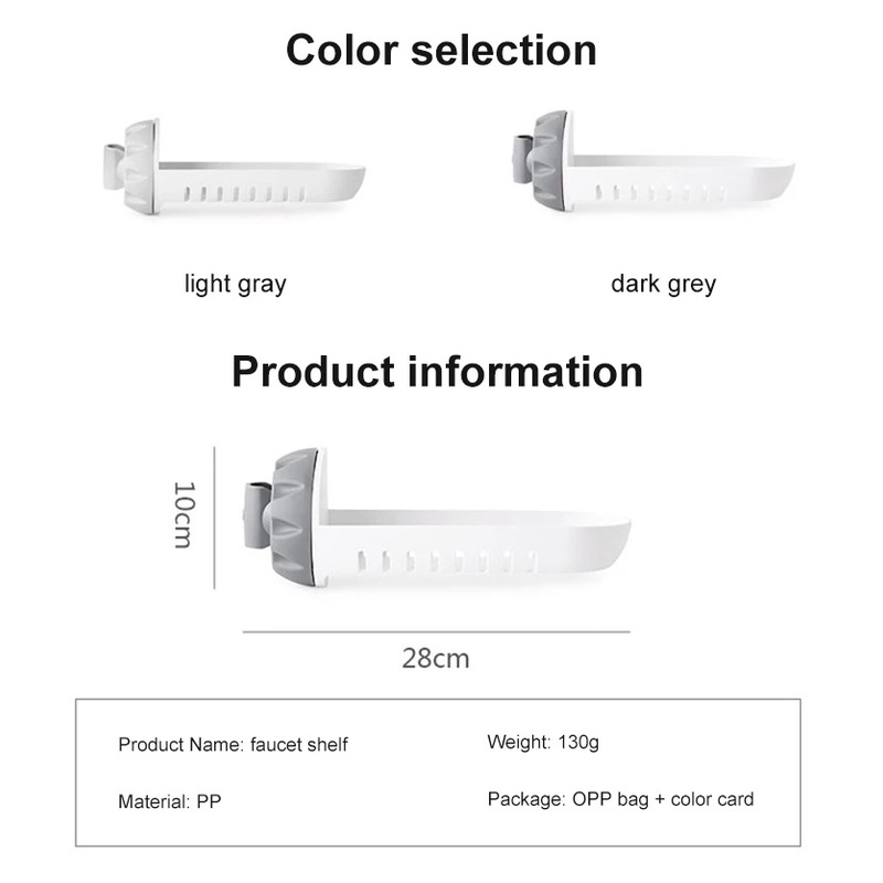 Giá đựng xà phòng gắn vòi nước bồn rửa tiện lợi