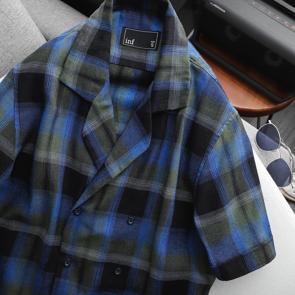 Áo Sơ Mi Nam INF Omber Checkered BY , Chất vải Flannel Cao Cấp Form Regular SM005618, SOMEHOW | BigBuy360 - bigbuy360.vn