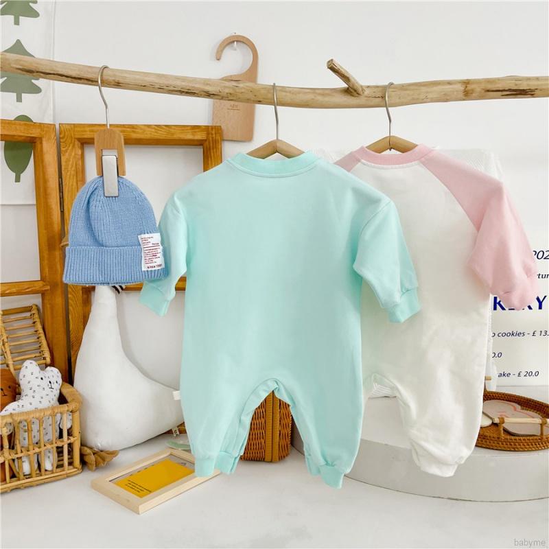 Jumpsuit Cotton Dài Tay, Họa Tiết Dễ Thương Cho Bé