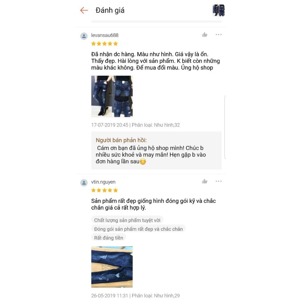 Quần jogger nam giá rẻ (FREE SHIP) Quần Jean Nam Chất Bò Hàng VNXK Cao Cấp AD0301VP (44-72KG) | BigBuy360 - bigbuy360.vn