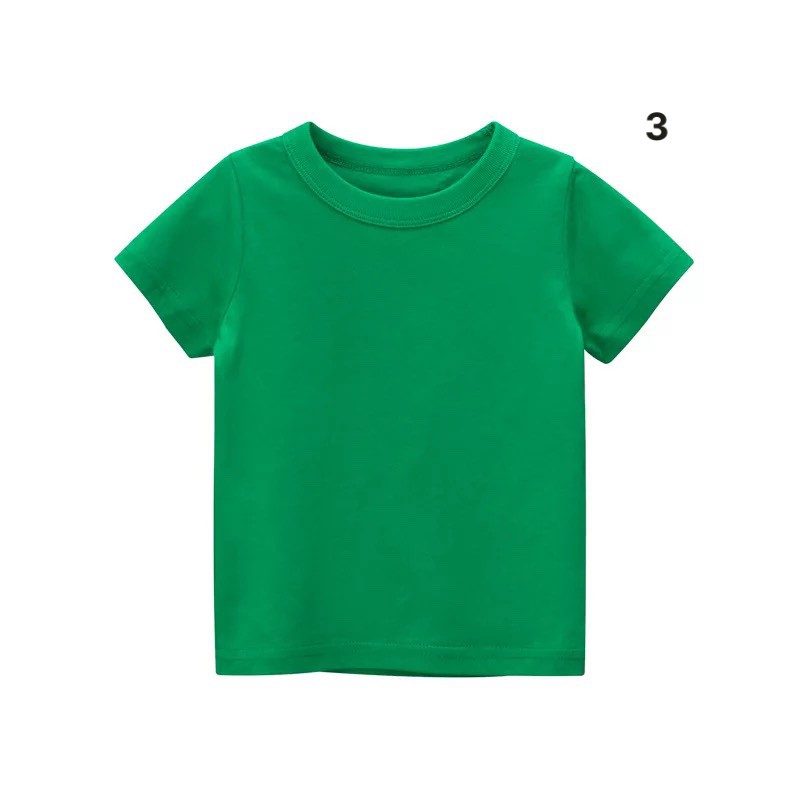 Áo Cổ Tròn Cho Bé Áo Thun Trơn Bé Trai 27KIDS Chất Cotton SEKA KIDS - 2102.01.CS49