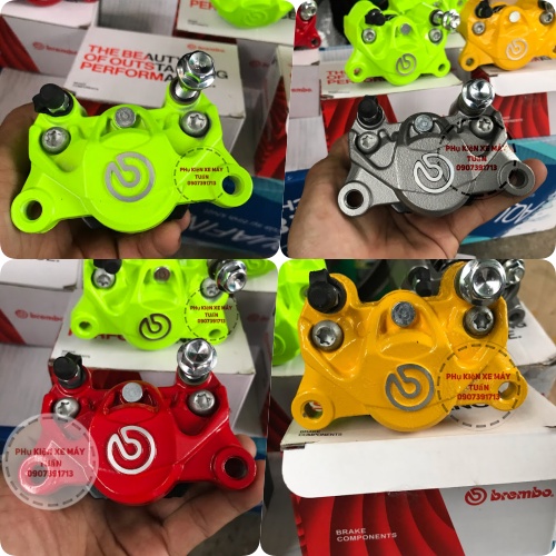 Heo 2 piston đối xứng BREMBO, NISSIN