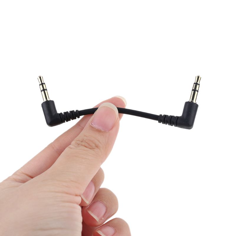 Dây Cáp Kim Loại Góc 90 Độ 3.5mm AUX Chuyên Dụng Cho Loa Xe Hơi