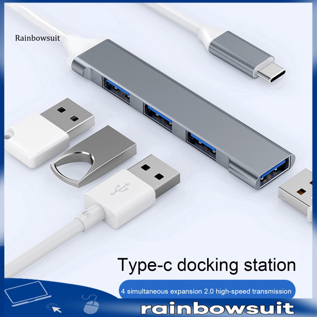 Bộ Chia Cổng USB 3.0 Type-C 3.0 Hub 4 Trong 1 Hiệu Quả