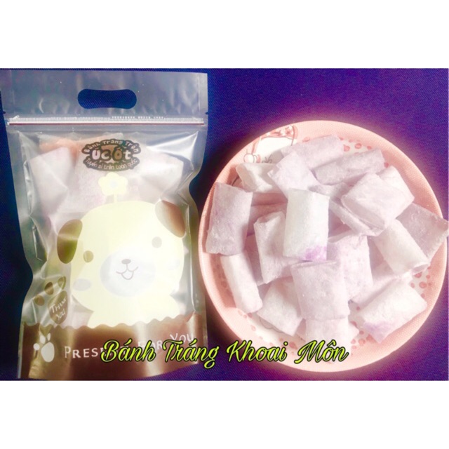 Bánh tráng Cuộn khoai môn