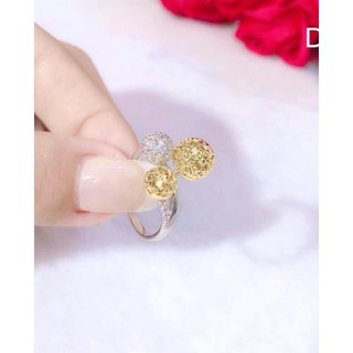 NHẪN QUẢ CẦU BẠC TA HÀNG CAO CẤP