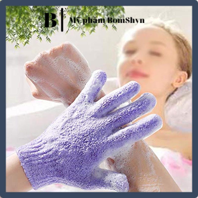 [Giá hủy diệt] Găng tay masage tắm tẩy tế bào chết chống trượt dưỡng ẩm cho da khi tắm