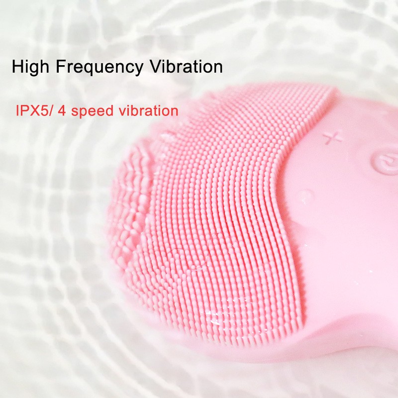 Máy massage mặt đầu silicon mềm xóa mụn đầu đen Pritech | BigBuy360 - bigbuy360.vn