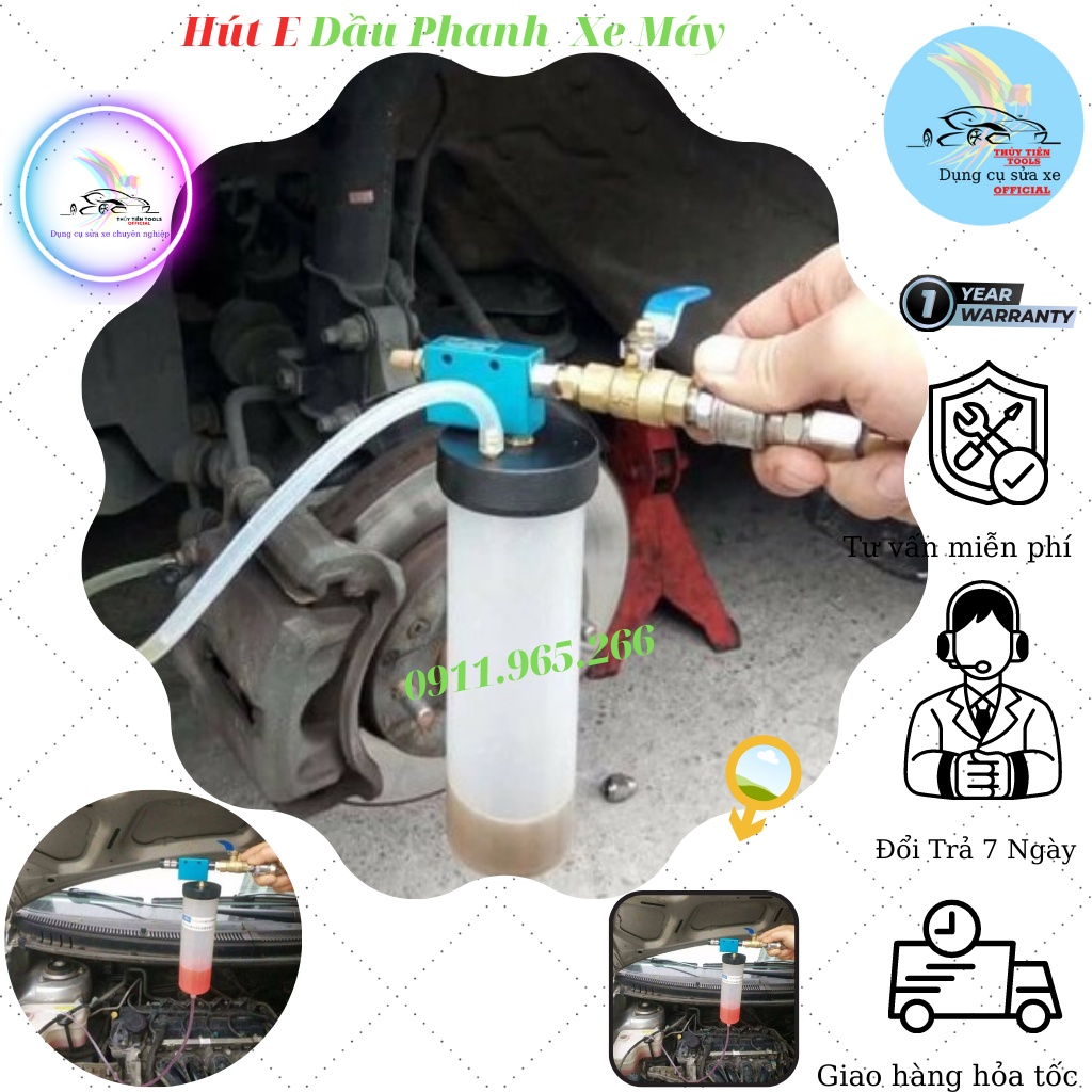 Hút e dầu phanh ô tô xe máy