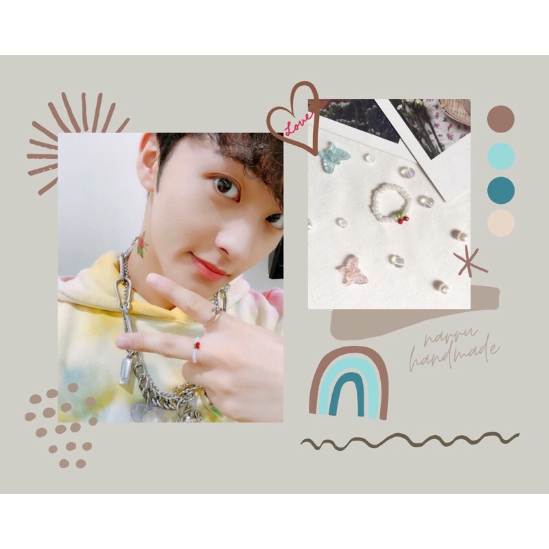 Nhẫn handmade chery Mark NCT 💕