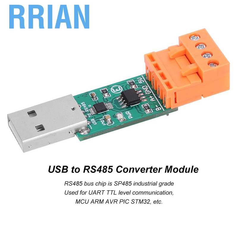 Rrian USB to RS485 Converter Module Serial Adapter Industrial Grade Port UART CH340 SP232 SP485